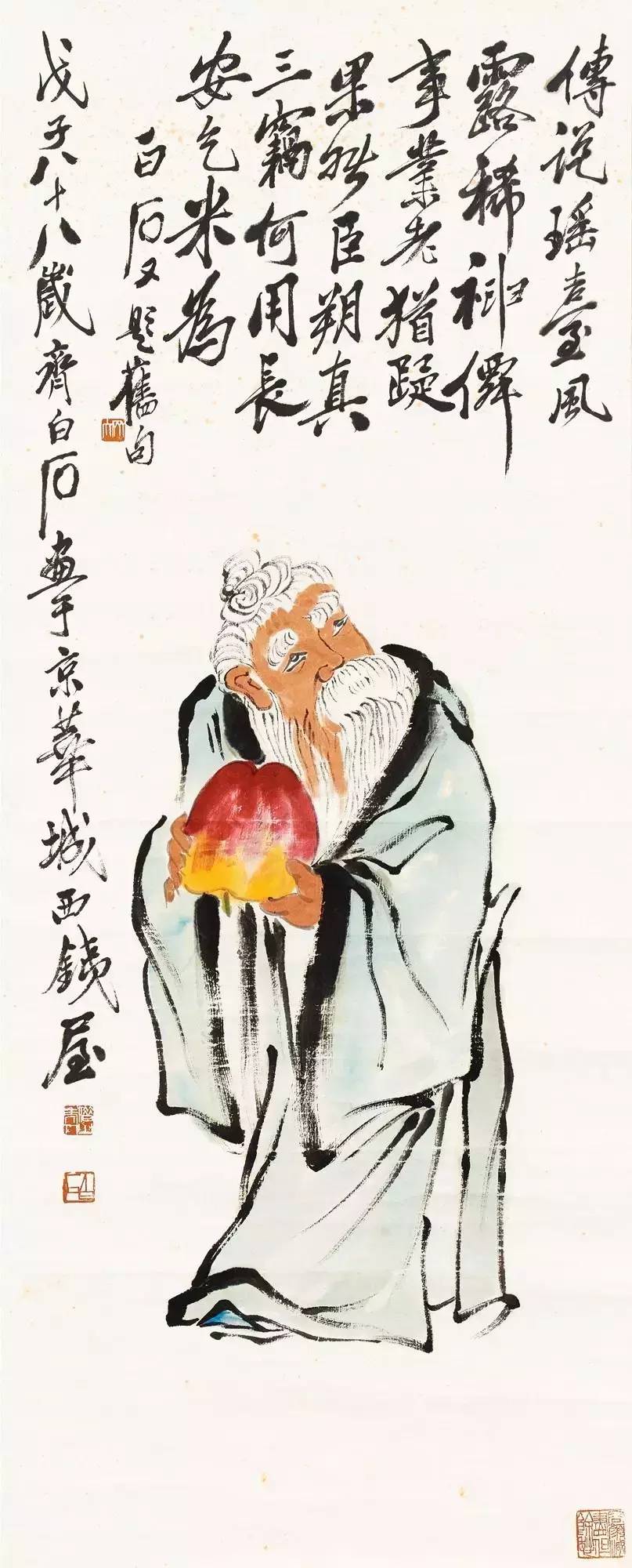 吴昌硕180幅书画作品欣赏,吴昌硕的十三位高徒