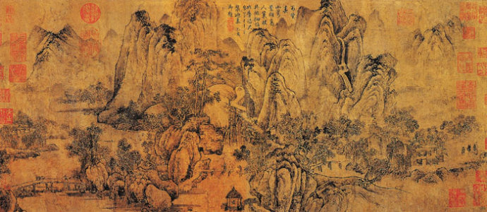 中国传世山水画全集书籍,中国历代山水画全集