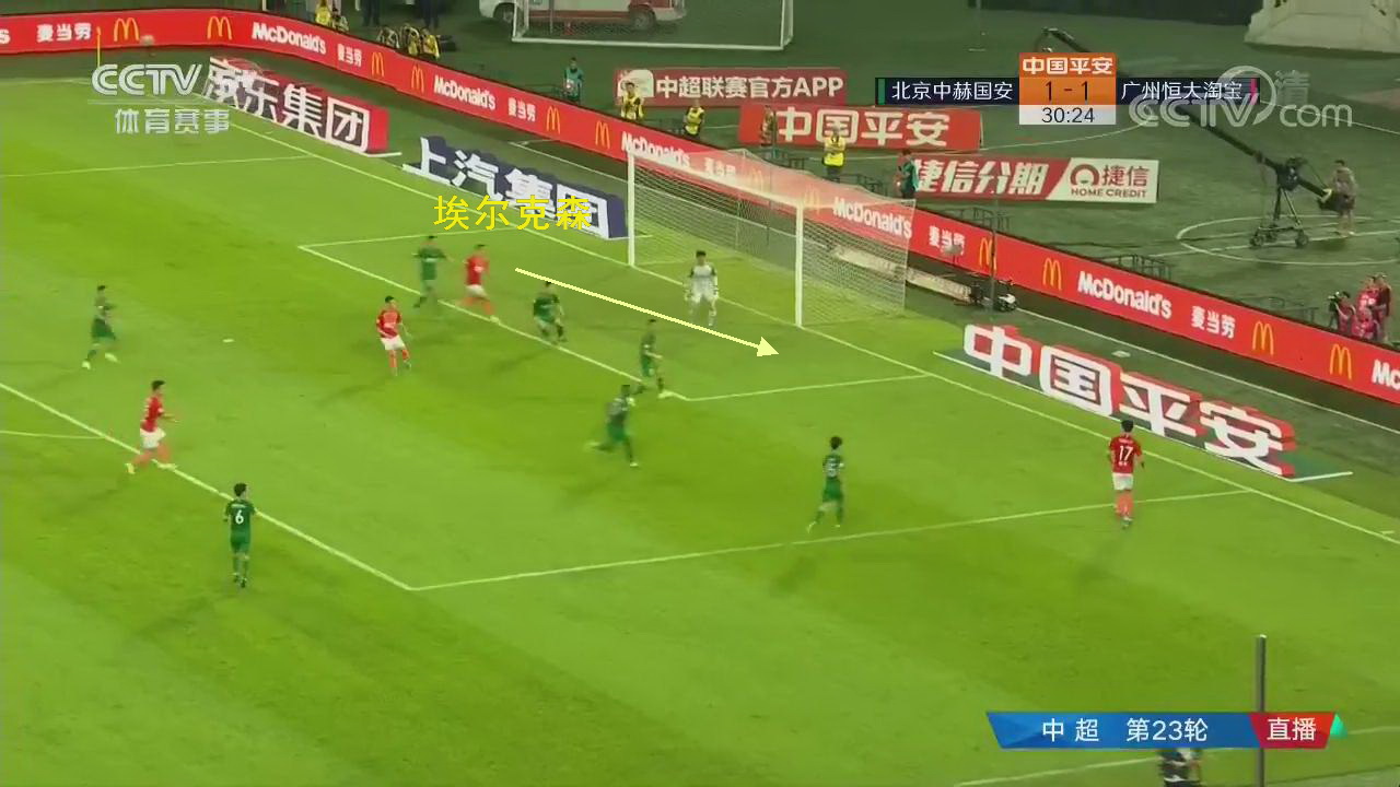 总在不经意间制造进球，埃尔克森跑位特点将使国家队未来受益良多