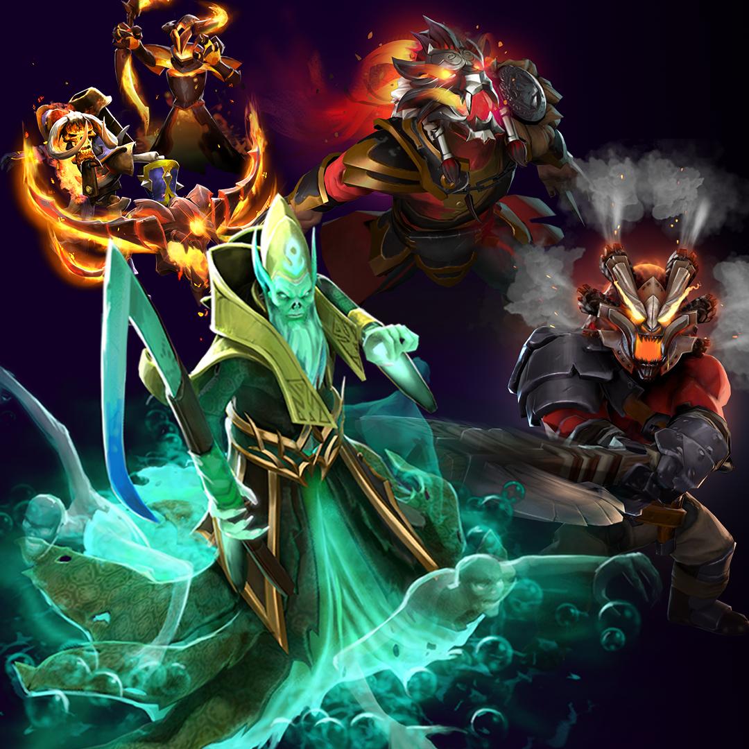 Dota2：终于等到你V社半夜加班更新不朽三亲儿子斧王再获不朽头