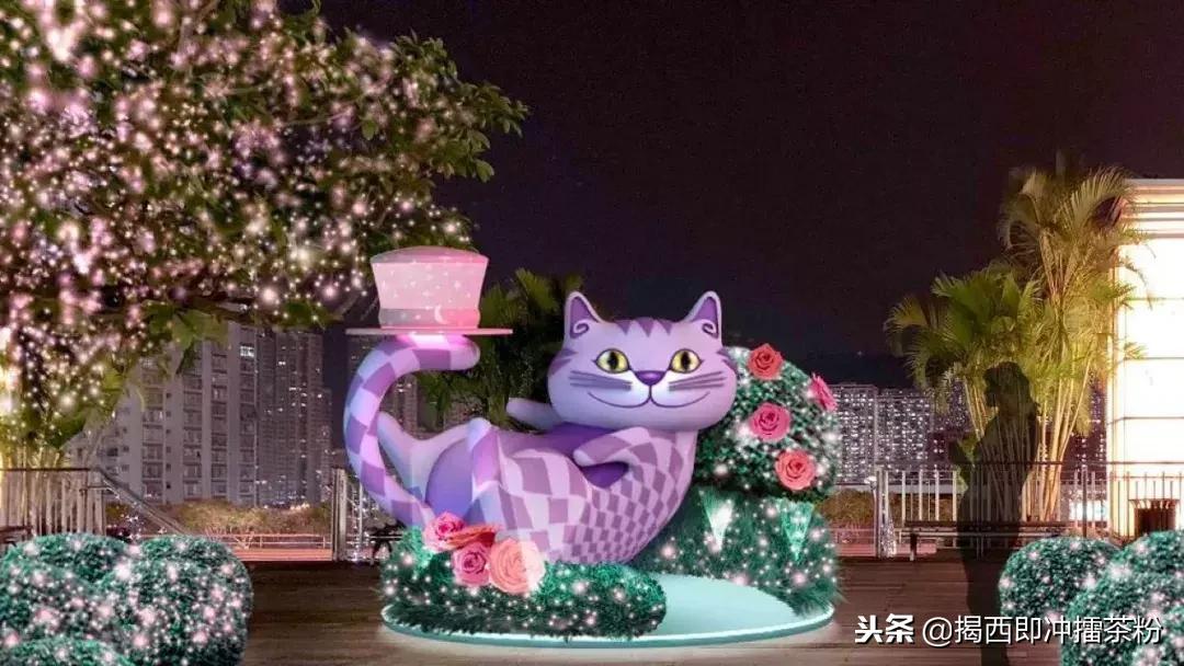 过分美丽！圣诞灯饰点亮香港：泰迪熊、比卡超、布丁狗陪你过圣诞