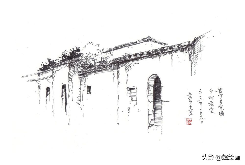 十大顶级钢笔画速写,钢笔速写100幅图片