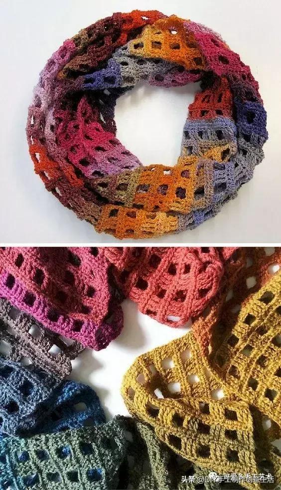 手工diy钩针编织围巾教程,diy手工编织围巾教程