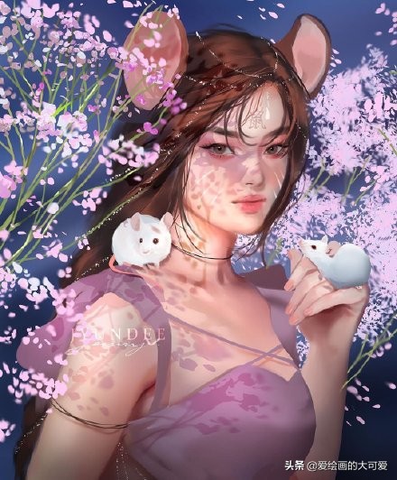 精美生肖拟人原画分享，想要的拿走啊，另附超实用大大笔刷