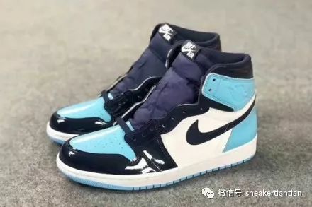 AirJordan1“UNCPatent”北卡蓝黑脚趾2月发售！
