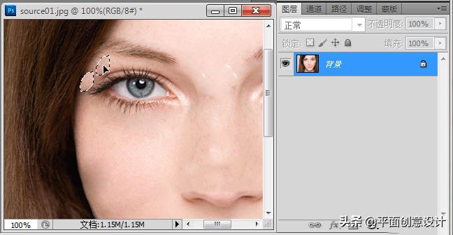 ps人像祛斑磨皮步骤,ps人像磨皮教程与五官调整