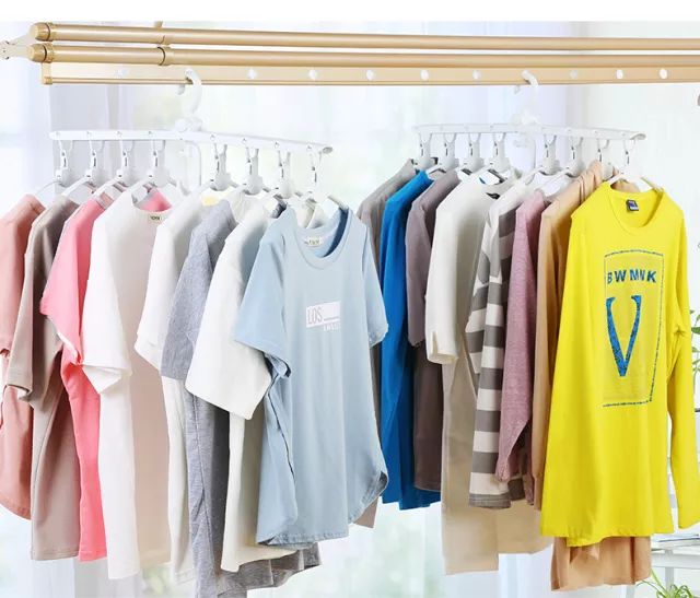 实用衣架挂钩,魔术衣架可折叠便携式多功能衣架