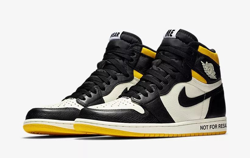 aj1禁止转卖黄色真假对比,aj1禁止转卖黑红全球发售多少双