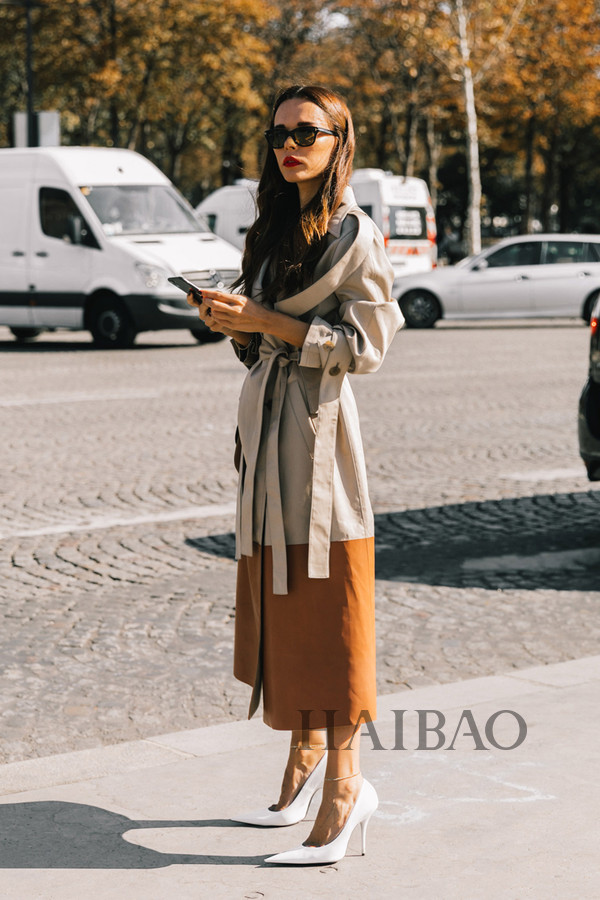风衣正确穿搭,一件风衣怎么搭出3种不同风格