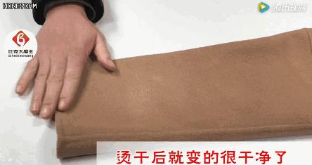 大衣不用熨烫怎么去褶皱,大衣不用洗的办法
