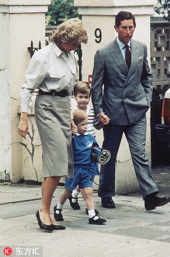 威廉哈里王子回忆母亲戴安娜王妃,戴安娜王妃威廉哈里小时候