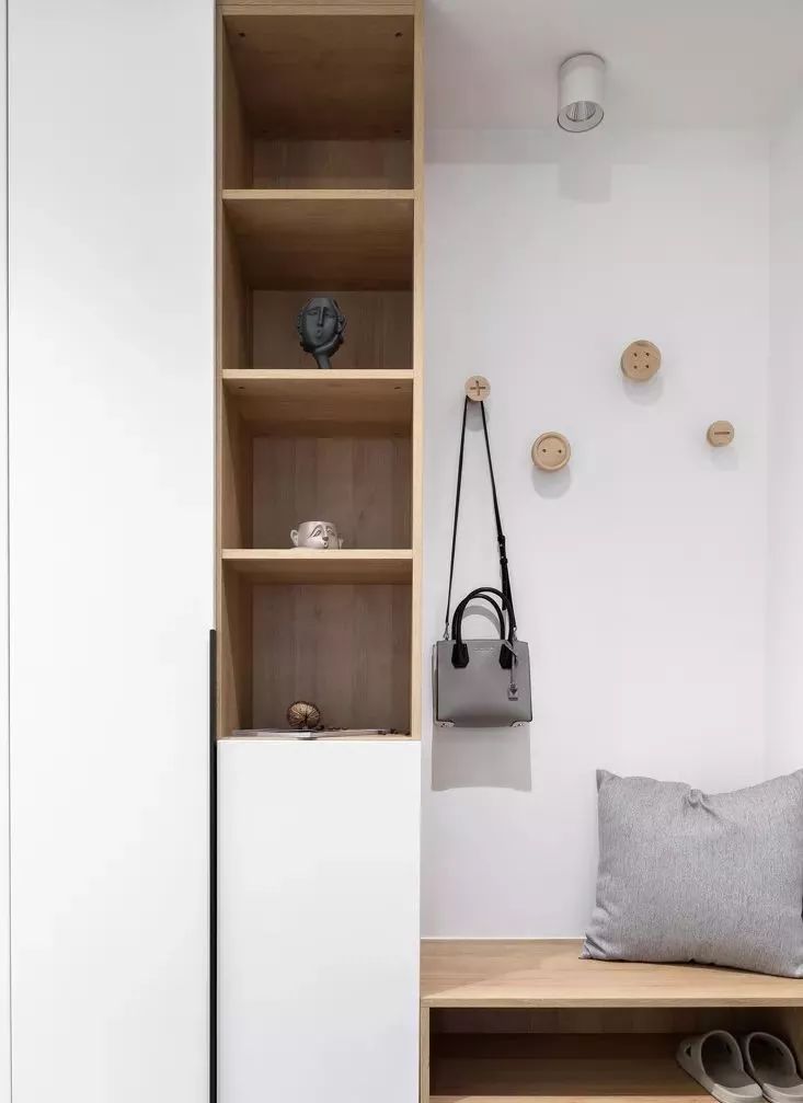 自己动手做嵌入式鞋柜现代简约,拐角鞋柜小户型方便实用