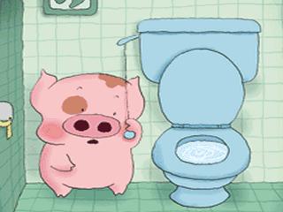 女子神操作躲过一劫,厕所堵了用泥鳅好使吗