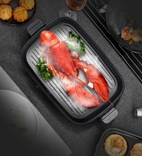 来自英国的网红多功能锅，煎、烤、炖、煮、蒸，一锅吃天下