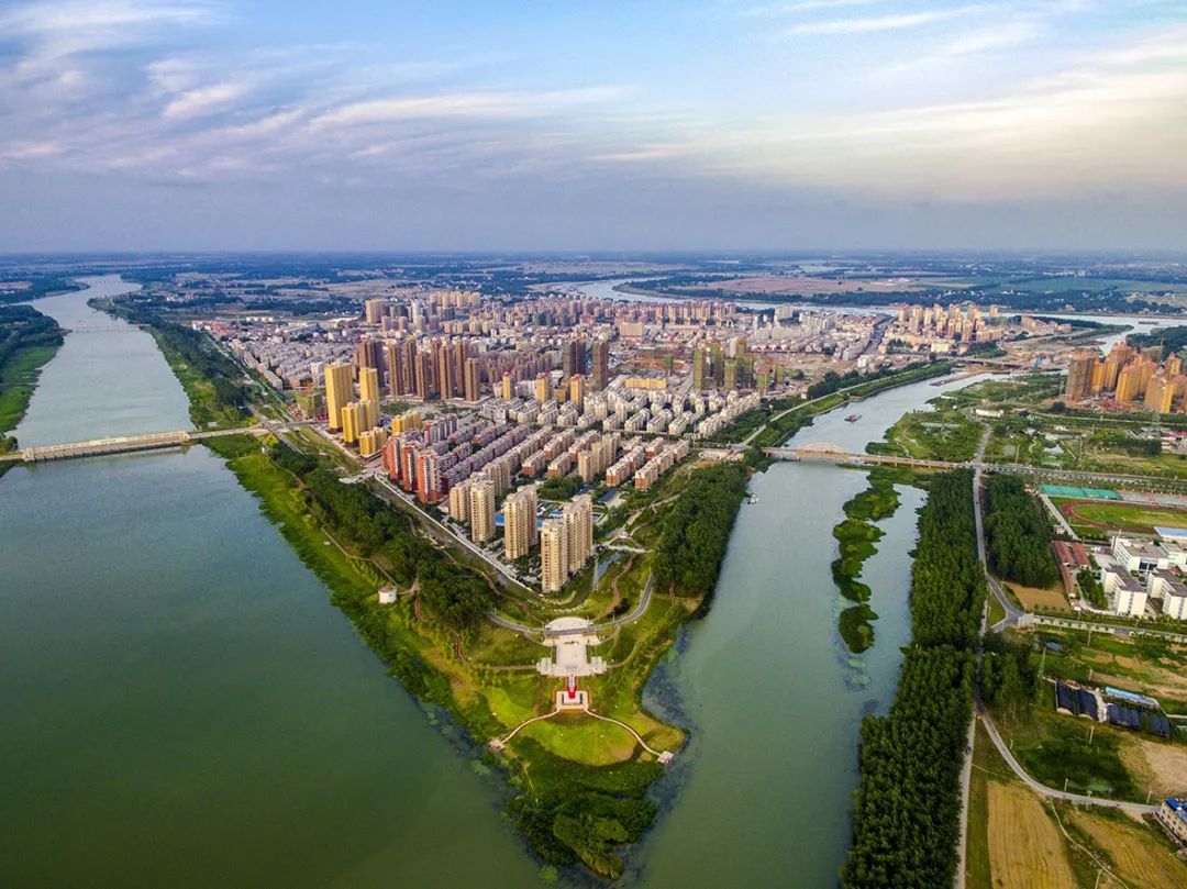 航拍蚌埠,航拍超震撼的蚌埠淮河大桥