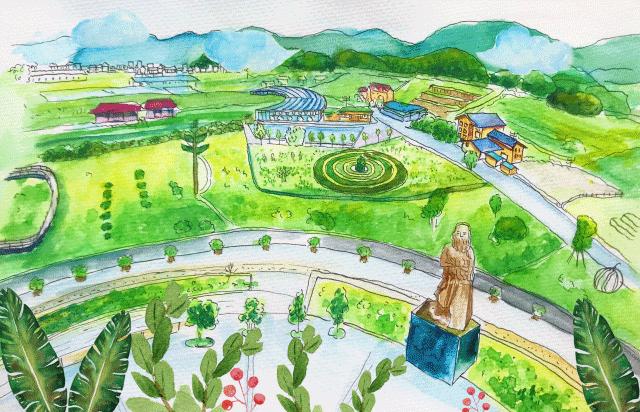 贵阳标志性建筑手绘,贵阳奥林匹克体育中心美图