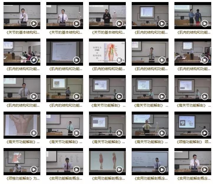 康复人必学的解剖教程/视频/电子书大合集，点击领取