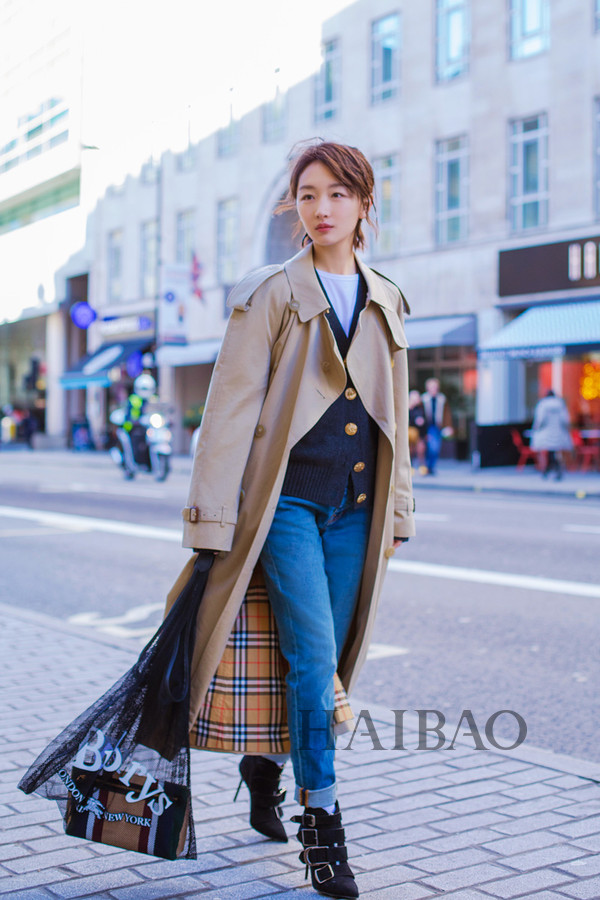 风衣正确穿搭,一件风衣怎么搭出3种不同风格