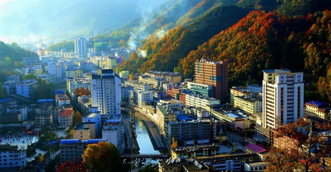 康县县城,过去的康县