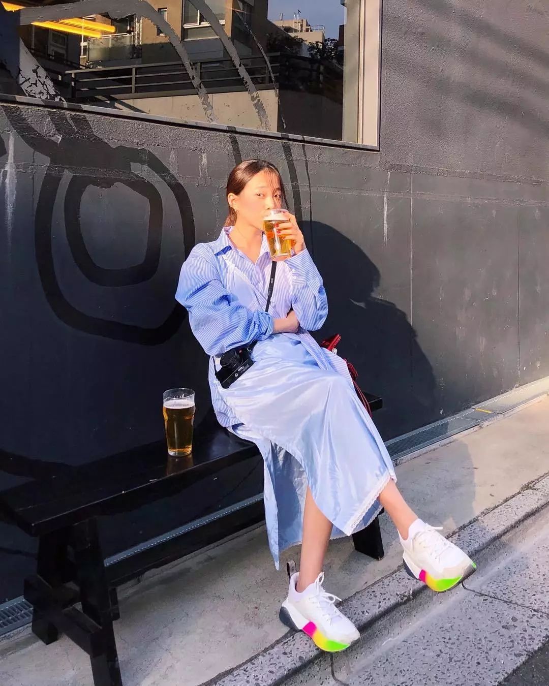 什么？！身高不足165CM的“厌世脸”也能当模特，韩国草根博主Mulbada用她的超高衣品做到了！