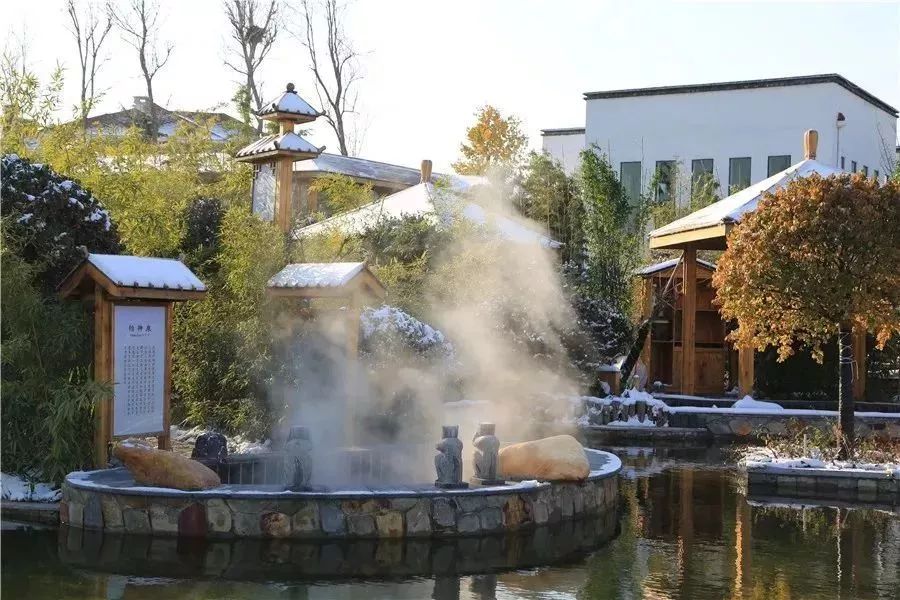 临朐揽翠湖温泉度假村冬季,临朐揽翠湖天沐温泉客房