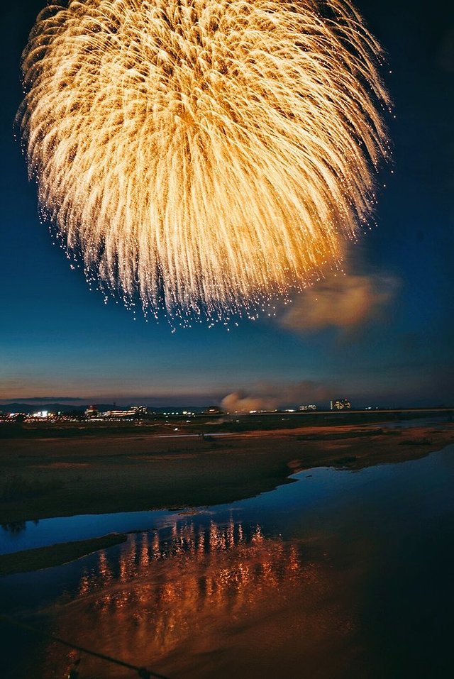 长冈花火大会的花火是哪里的,东京花火和长冈花火
