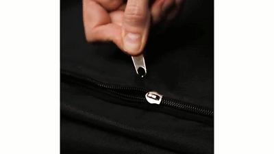 吸管修复拉链的方法,拉链坏了怎样用吸管维修