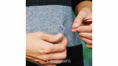 吸管修复拉链的方法,拉链坏了怎样用吸管维修