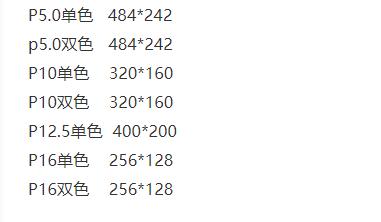 led显示屏尺寸尺寸及计算方法,led灯尺寸尺寸对照表