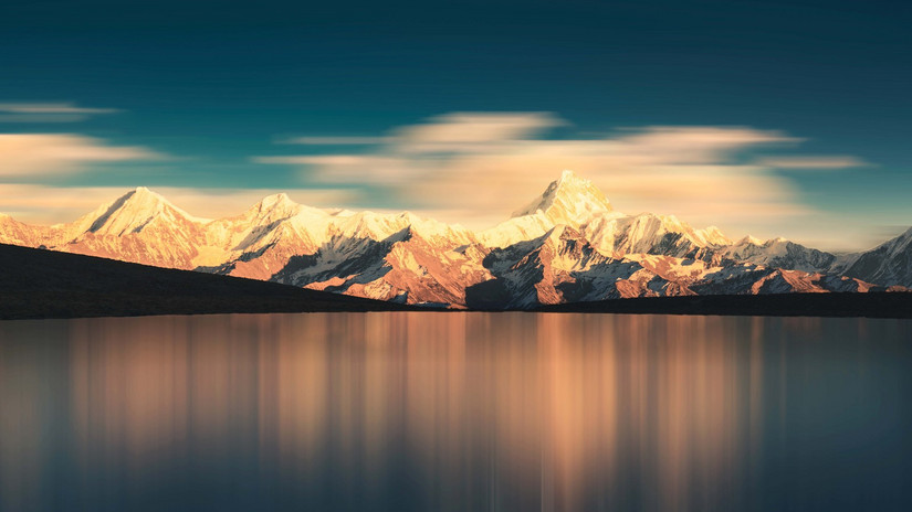 藏地秘境，贡嘎雪山之冷噶措自驾*行游**迹