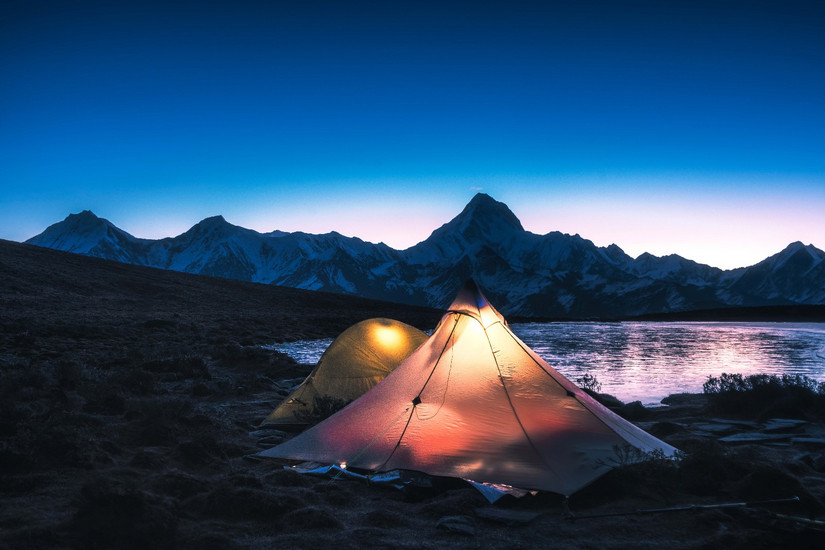 藏地秘境，贡嘎雪山之冷噶措自驾*行游**迹
