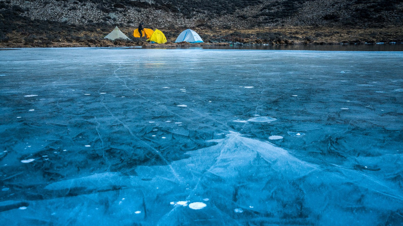 藏地秘境，贡嘎雪山之冷噶措自驾*行游**迹