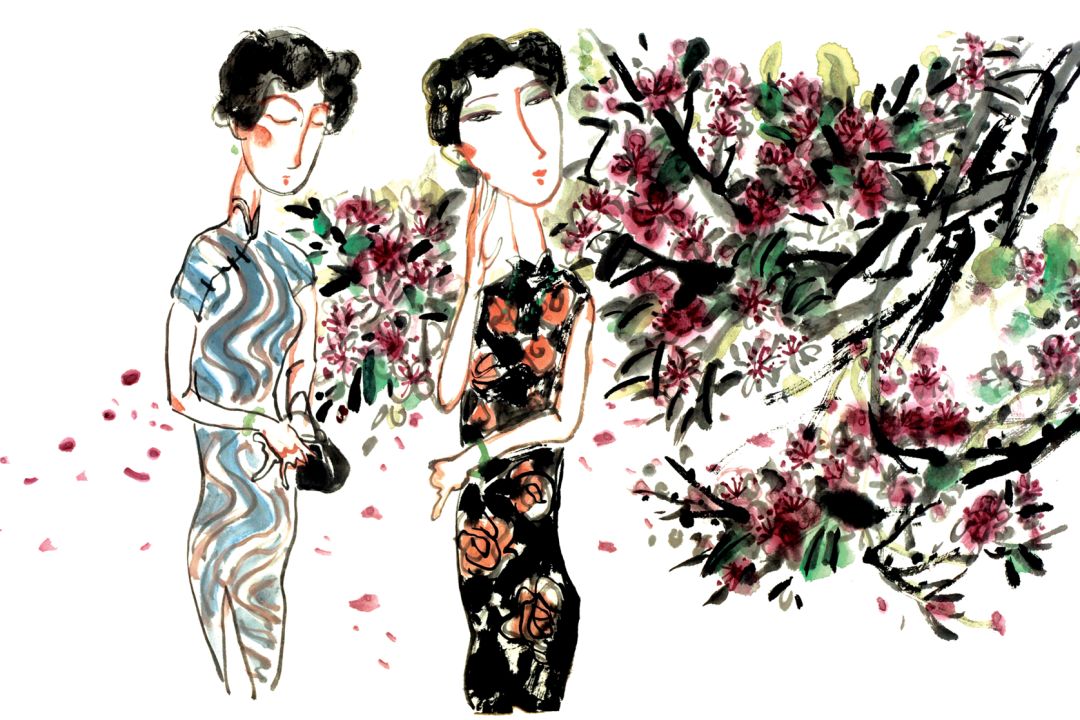 林徽因百褶裙,漆皮靴