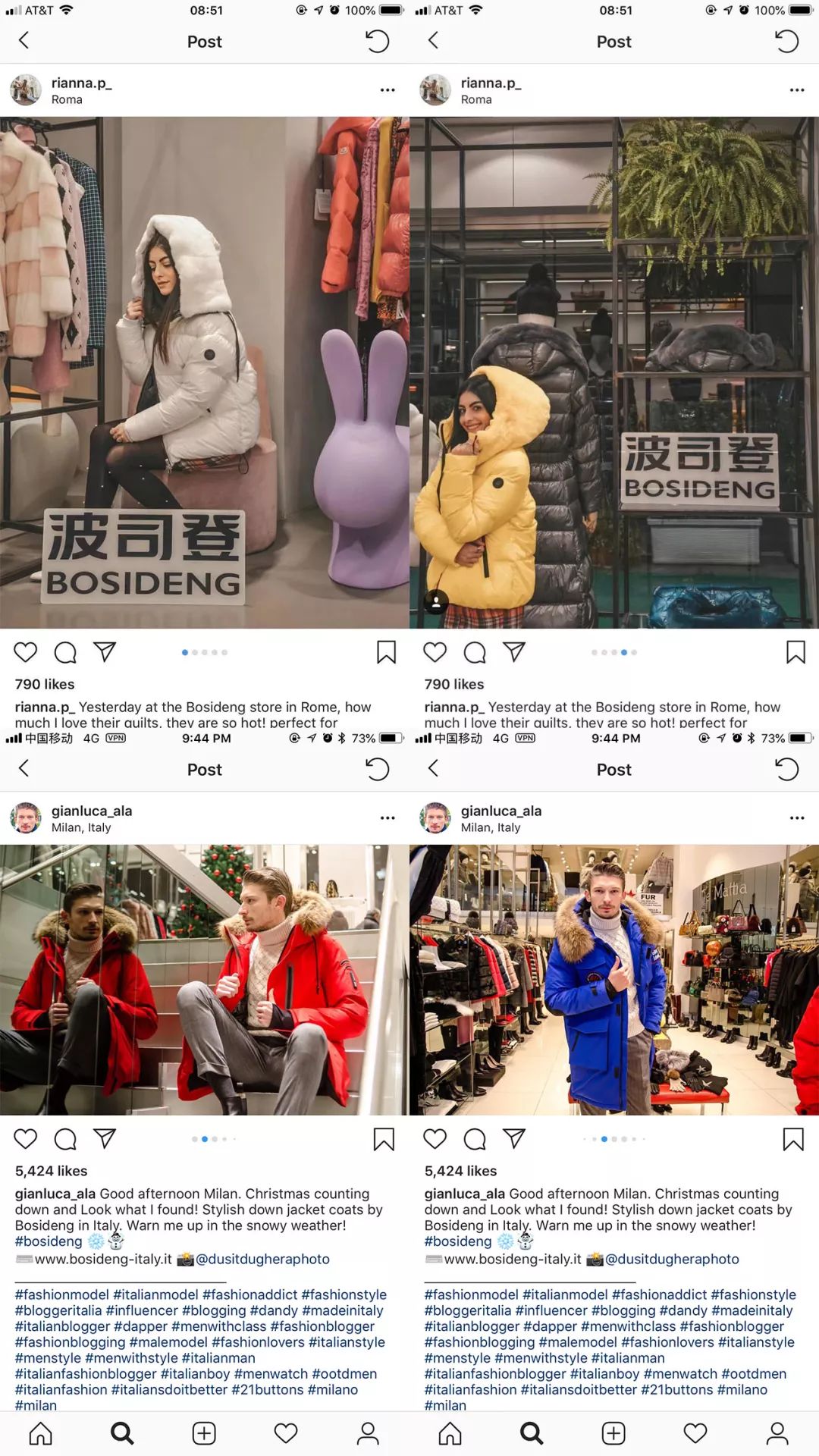 给自己买了一件波司登羽绒服,曾经帮助过我们的外国友人