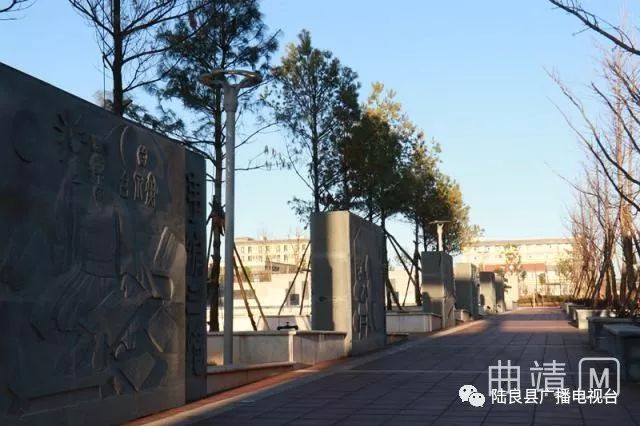 陆良一中景色照片,陆良一中校园风景