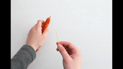 教你3秒打开火腿肠