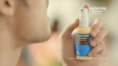 美国nasa咽喉喷剂,美国防止细菌的喷雾