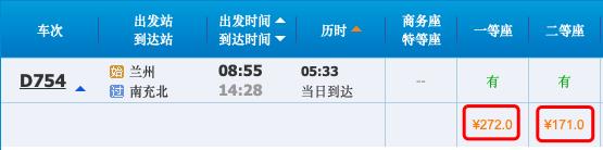 兰新高铁最新票价,兰渝铁路通车后票价及发车时间