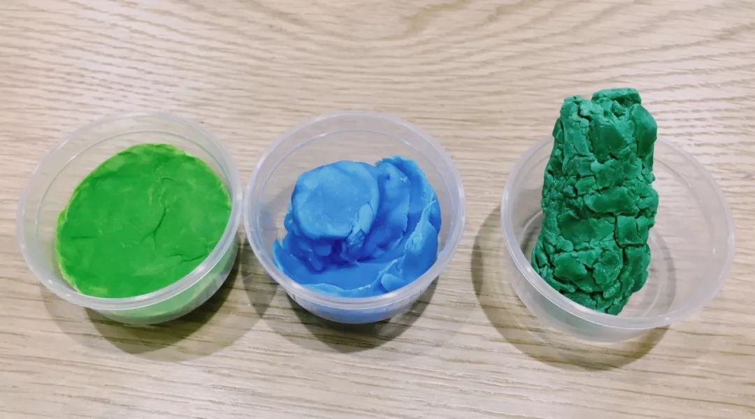 彩泥豌豆宝宝,大米彩泥作品