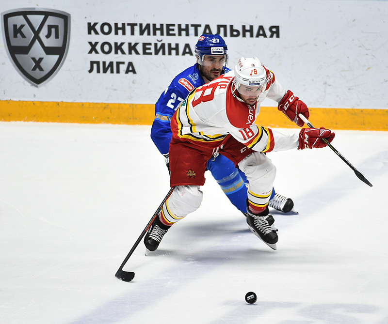 KHL—伦德破门叶劲光梅开二度万科龙队史客场首胜阿斯塔纳雪豹