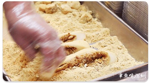 巨无霸肉松芋泥糯米糍吃货视频,巨无霸芋泥糯米糍