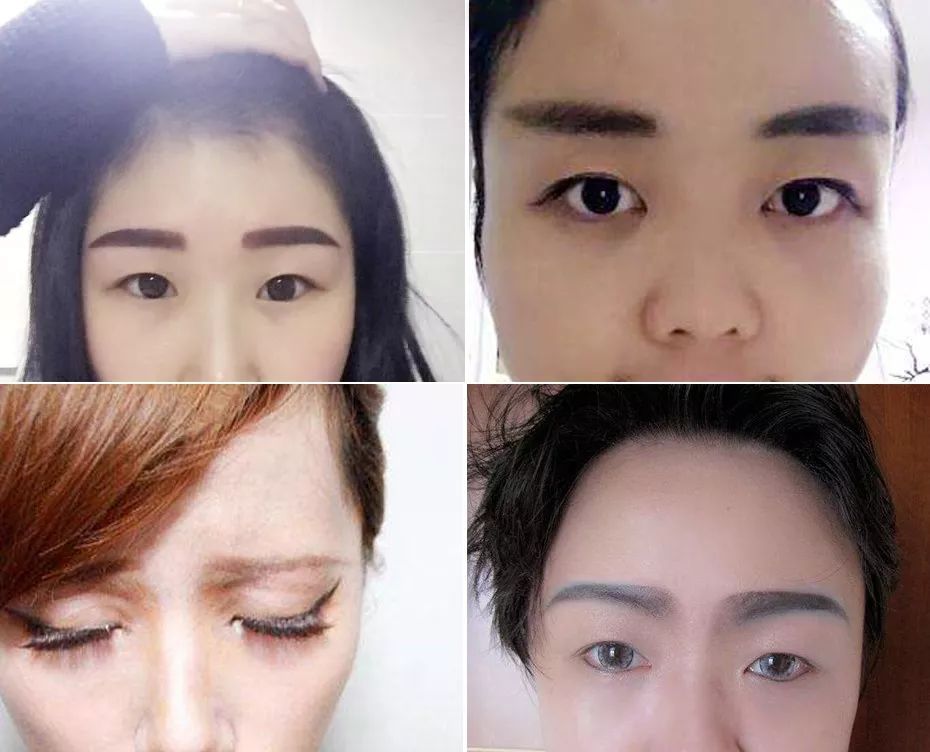 残眉修复,残眉画眉