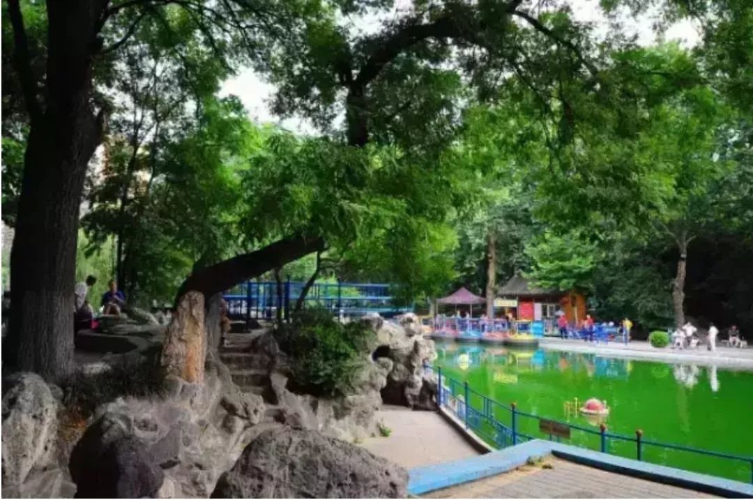 最美的西安公园图片,西安动物园旅游手绘示意图