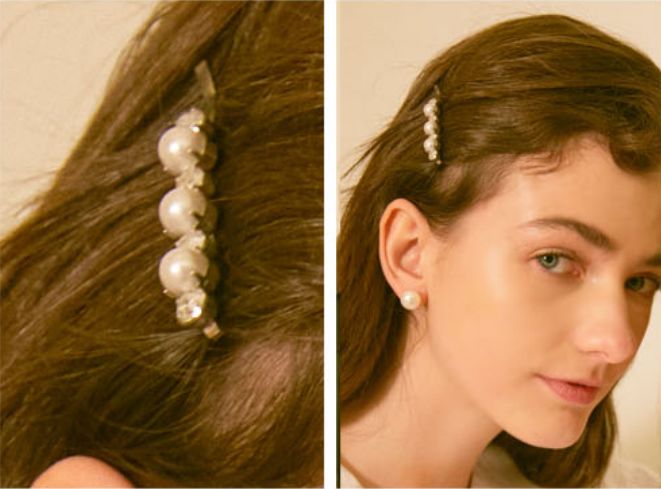 最近很火的珍珠发夹,高档精致轻奢珍珠发夹