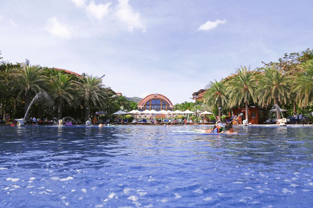 1200㎡透明泳池小红书点赞100w+,这家黄金海岸边的酒店才是海岛季首选