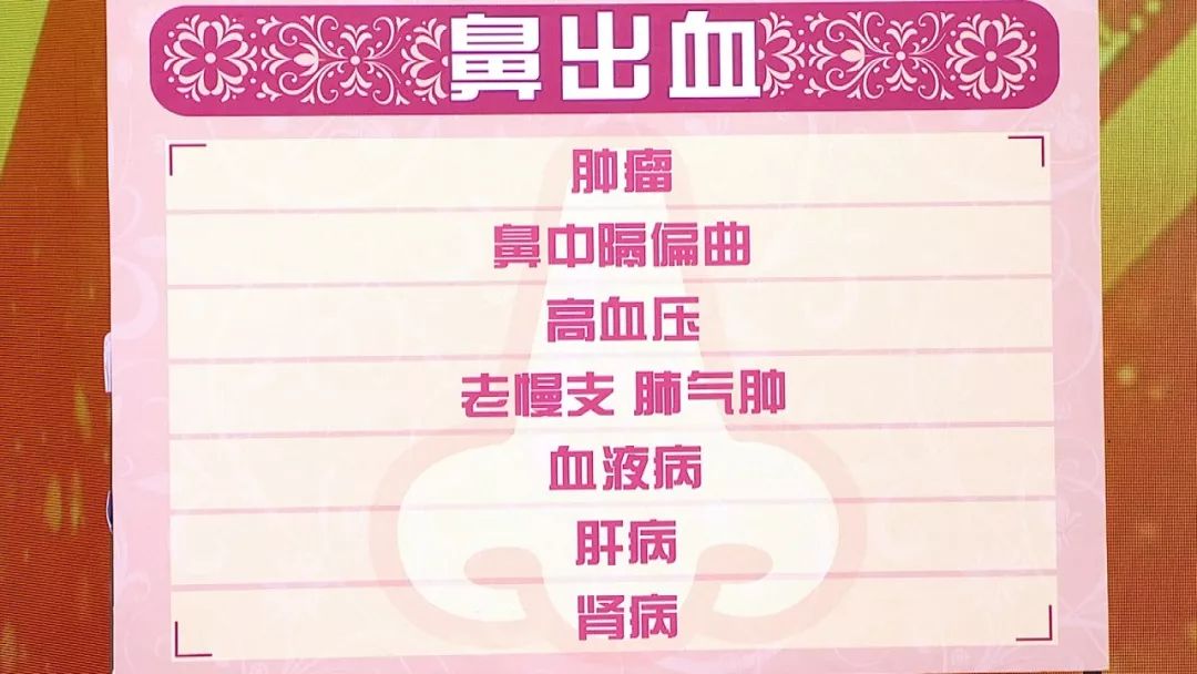 京医预告｜今晚17:25北京医院耳鼻喉科主任医师王晓云做客《养生堂》—《不容忽视的鼻出血》