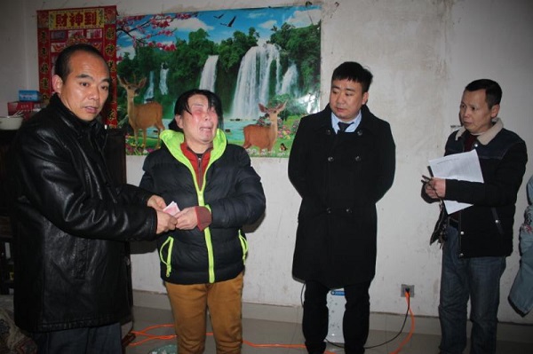 怀化爱心捐助,政府感谢爱心企业慰问贫困户