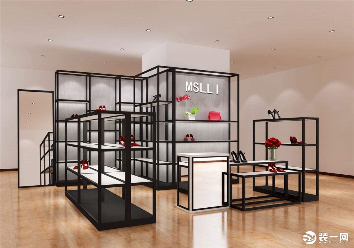 广州鞋店装修怎么设计？鞋店装修多少钱？设计图赏析