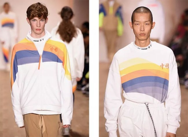 lining李宁2019纽约时装周v8彩色,李宁品牌热潮