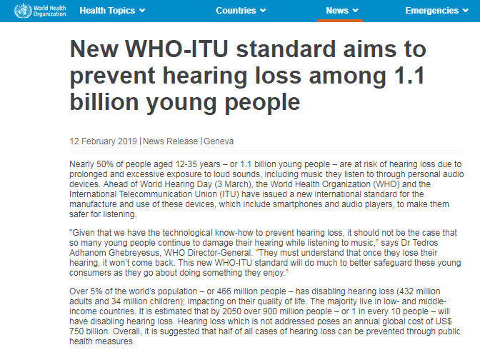 全球15亿人听力受损,全球超15亿人听力受损意味着什么